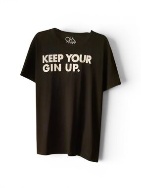 Chaser "Keep Your Gin Up" Graphic Tee NWOT